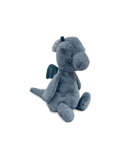 SN Toys Soft Furry Animal Dragon Doll - Light Grey (GS-3566/13Dragon)