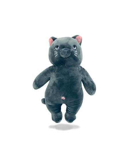 SN Toys Standing Fat Soft Toys Doll - Grey (GS-3845/10Standing Grey)