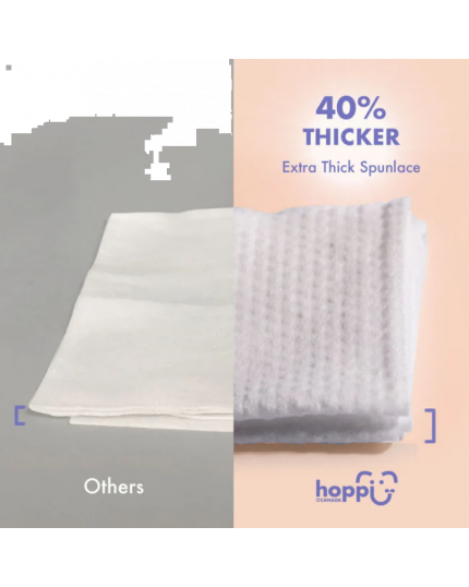 Hoppi 5-In-1 Bundle Pack Baby Wet Wipes (20 sheet x 5)