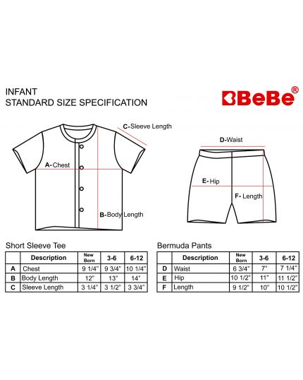 Bebe Front Opening Short Sleeve Tee With Bermuda Pants - White (CBN2233302)
