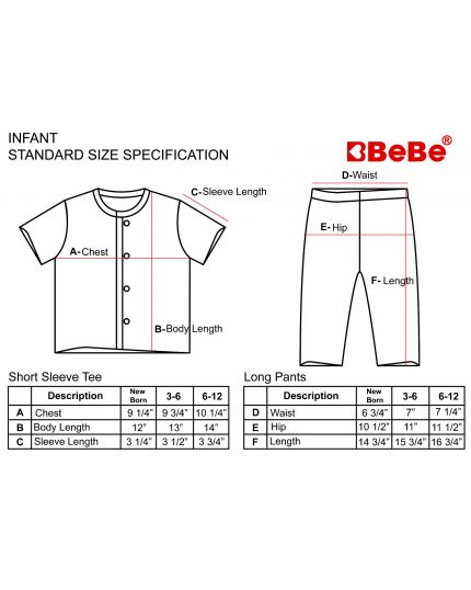 Bebe Front Opening Short Sleeve Tee With Long Pants - White (CBN2234002)