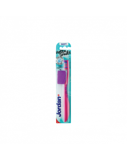 Jordan Kids Step 4 Toothbrush Hello Smile 9 Years + (Teens) - Assorted Colour