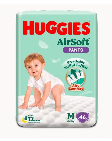 Huggies Ultra Air Soft Unisex Pants Super Jumbo Pack - M/L/XL/XXL