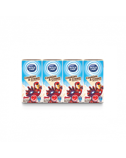Dutch Lady Milky Cookies Cream - Marvel (180ml x 4)
