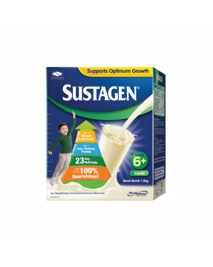 Sustagen School 6+ Vanilla Milk Formula (1.2Kg)