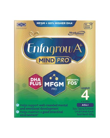 Enfagrow A+ MindPro Milk Formula Powder Step 4 - 600G-Original
