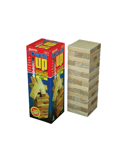 Tower Up Stacking And Balancing Game (Standard Size / Mini Size)