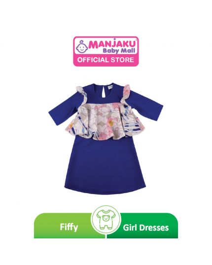 Fiffy Girl Raya Fashion Malay Dress (2323030) - Blue