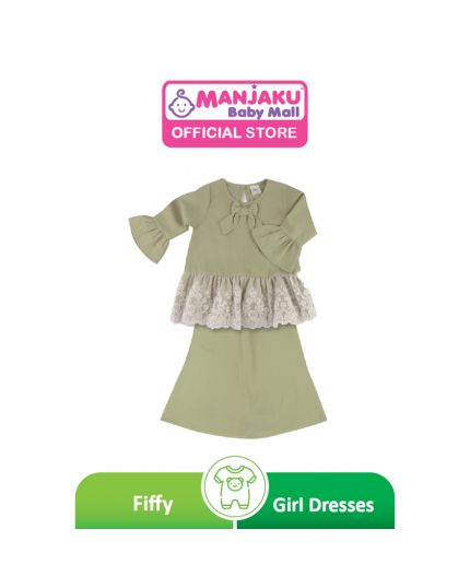 Fiffy Girl Raya Fashion Malay Dress (2323032) - Green