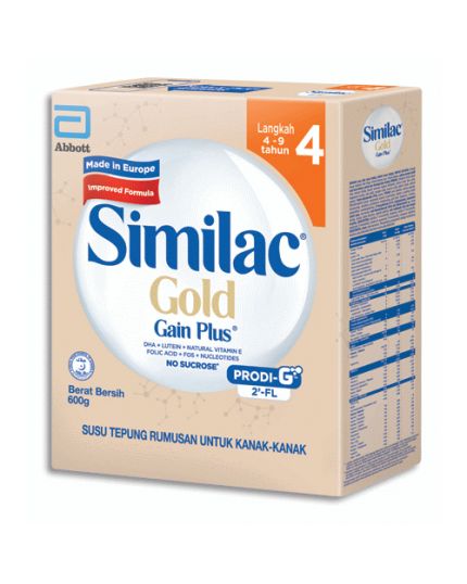 Similac Gain Kid Gold Step 4 Growing Up Milk Formula (600g)