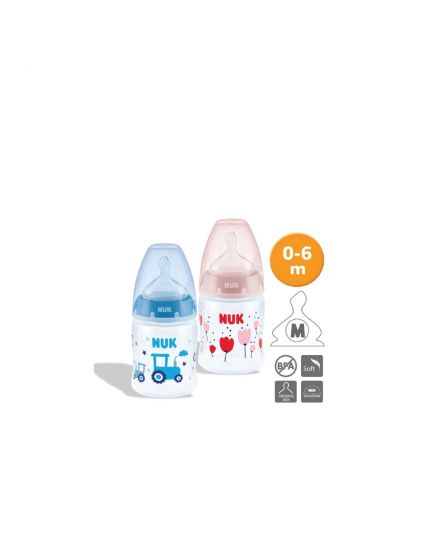 NUK PCH PP Bottle with Temperature Control (150ml x 2) - Assorted Colors