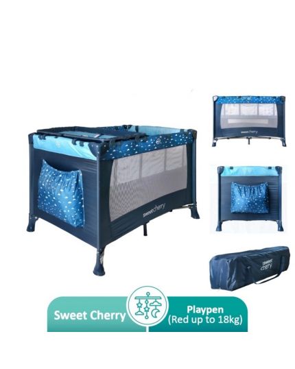 Sweet Cherry Croft Playpen (Model: P900) - Blue