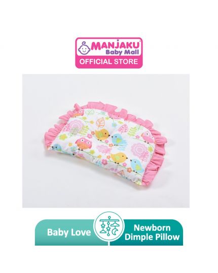 Baby Love Premium Newborn Dimple Pillow (Model: 4950) - Secret Garden