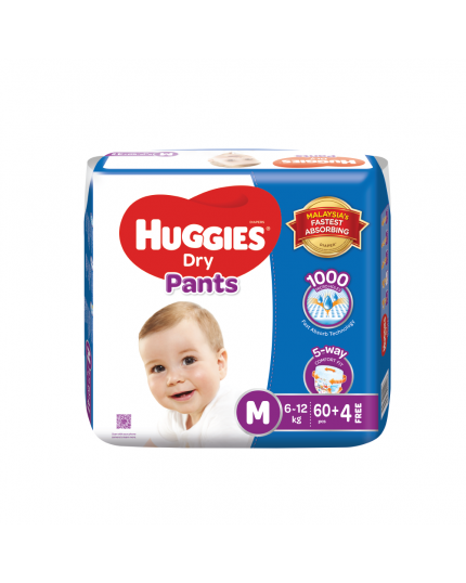 Huggies Dry Pants Super Jumbo Pack  - S/M/L/XL/XXL