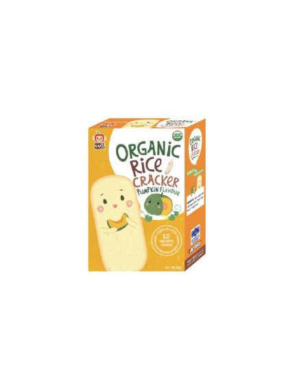 Apple Monkey Organic Rice Cracker 30g - Pumpkin