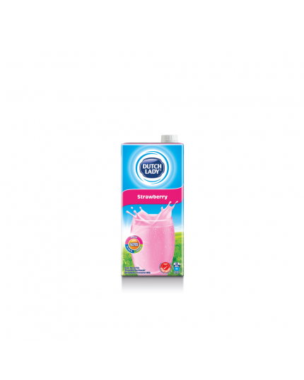 Dutch Lady UHT Milky Strawberry - 1L