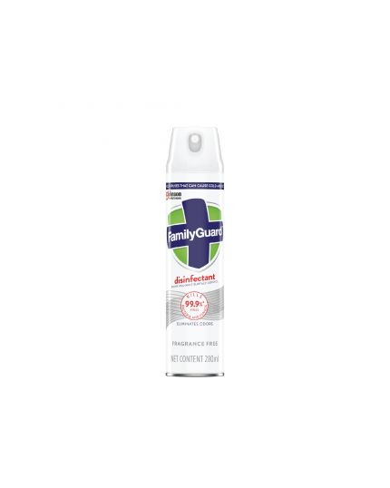 FamilyGuard Disinfectant Spray - Fragrance Free (280ml)