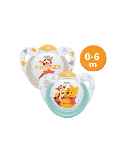 Nuk Latex Soother S1 Disney Plus Teethers &amp; Pacifiers (0-6 Months) - Assorted Design (2 pieces)