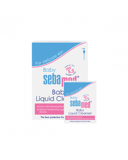 SebaMed Baby Liquid Cleanser 1000ml GWP Baby Liquid 200ml
