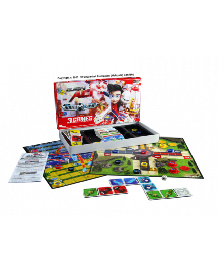 Ejen Ali Misi Boot Camp 3 In 1 Board Game (MSPM899)