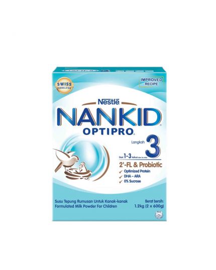 Nestle Nankid Optipro Step 3 (2 x 600g) - New