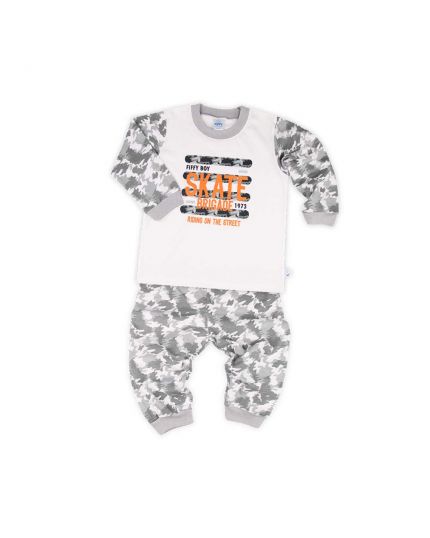 FIFFY Boy Range Long Sleeves Boy Pyjamas ST (3422508) - White