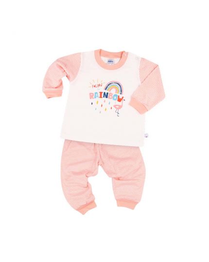 FIFFY Girl Range Long Sleeves Girl Pyjamas ST (3522215) - Peach