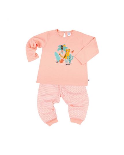 FIFFY Girl Range Long Sleeves Girl Pyjamas ST (3522610) - Peach