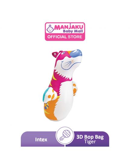 Intex 3D Bop Bag Animal Wrestler Boxing Punching Kids Inflatable Toys - Assorted Design (Model: 44670)