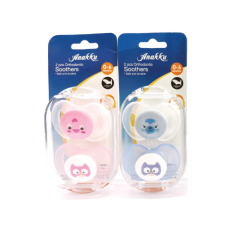 Anakku Orthodontic Soother (0 - 6 Months) - Assorted Design (2 Pieces) - 163-239