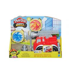 Play-Doh Wheels Fire Engine Vehicle Playset (Model:F0649)