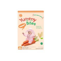 Yummy Bites Baby Rice Crackers - Carrot Flavour (6M+) 25g