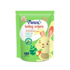 Pureen Baby Wipes 150s - REFILL - Green