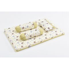 Baby Love 4 in 1 Mattress Set with Pillow & Bolster - Good Night Owl (Model: 2980)