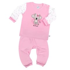 FIFFY Girl Long Sleeve Girl Pyjamas Suit 3522210 - Pink