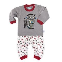 FIFFY Boy Short Sleeve Pyjamas Suit 3423002 - Melange