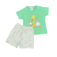 Anakku Hello Animal Baby Suit Set (320481-2)-Green