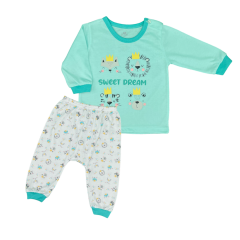Anakku Sweet Dream Baby Suit Set (NBB-A19-001)-Green