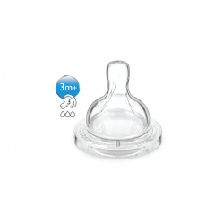 Philips Avent Classic+ Silicone Teats - Medium Flow 3M+ (2 Pcs)