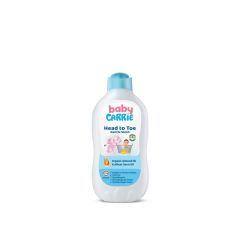 Baby Carrie Head To Toe Gentle Wash (250g) - Organic Almond Oil & Wheat Germ Oil
