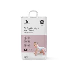 Applecrumby AirPlus Overnight Tape M48 Diapers