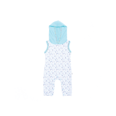 Baby Hippo Unisex Basic Collection Romper - White (HFR0122-29002)