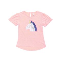 Baby Hippo Girl Basic Collection Top (HTT0122-23001) - Orange