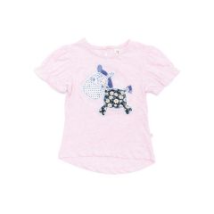Baby Hippo Girl Basic Collection Top (HTT0122-23001) - Pink Pastal