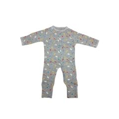 Little Star 2-way Zip Sleeping Suit with Flip Mitten & Booties Cover (LS55301-A)