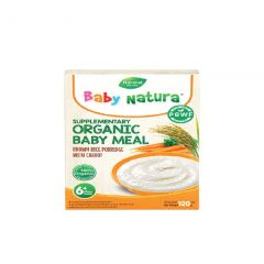 Baby Natura Organic Brown Rice Porridge 120g - Carrot