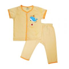 Cuddles Unisex Baby New Born Suit Set  (BSW1004) - Orange