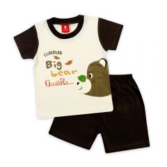 Cuddles Baby Boy Fashion Suit Set  (BSW1005) – DK BROWN