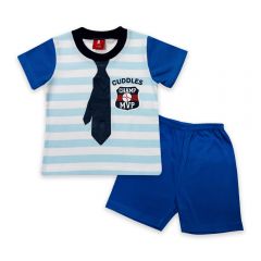 Cuddles Baby Boy Fashion Suit Set  (BSW1005) – Soft Blue