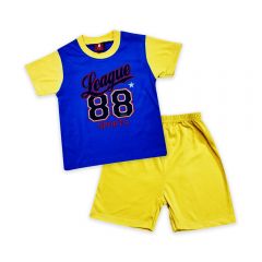 CUDDLES TODDLER BOY FASHION SUIT SET (BSW1006) - BLUE